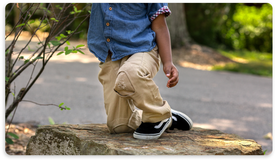 Kids Elastic Waist Chino Pants | Comfortable Children's Trousers
