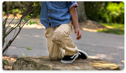 Kids Elastic Waist Chino Pants | Comfortable Children's Trousers